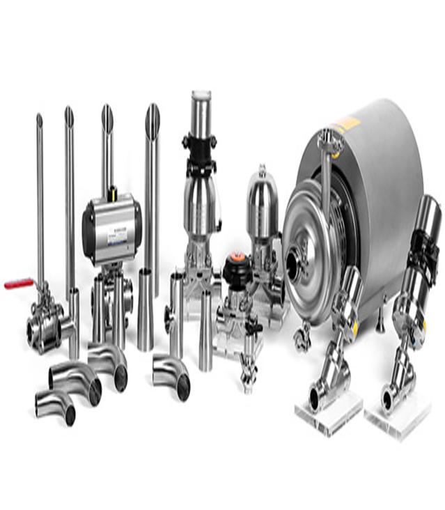 1 "إلى 6" Yuanan RF كوع صحي الفولاذ المقاوم للصدأ SS304 SS316 90 درجة كوع لحام 1