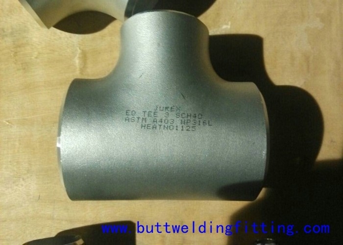 ASME B16.9 Std XS XXS Carbon Steel / Stainless Steel Tee 1 inch - 48 inch