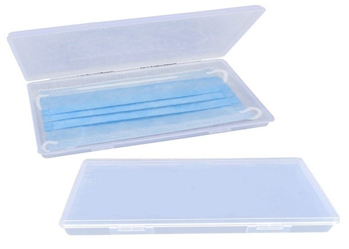 Clean Box To Carry With You A Simple Japanese-style Simple Storage Mask Box Polyethylene Is Safe