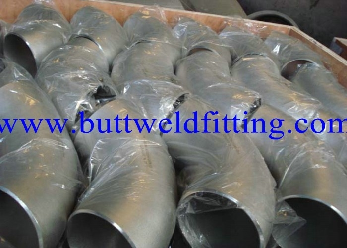45 Degree Steel Elbow L Butt Weld Fittings A815 UNS S31803 with Round Head Code