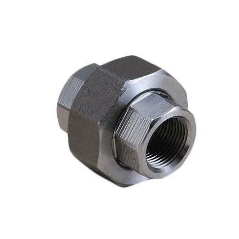 Sfenry MSS SP83 Forged 1 Inch 2 Inch 4 Inch Carbon Steel A105 Female NPT Threaded Pipe Fittings Union