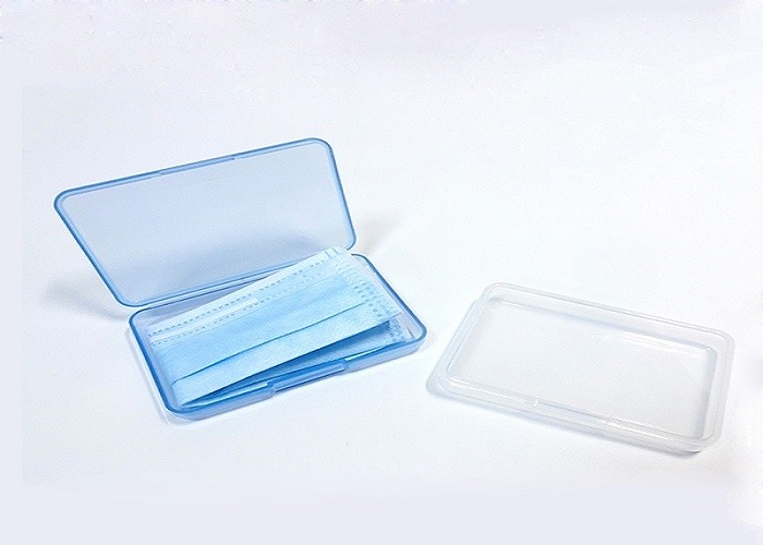 Clean Box To Carry With You A Simple Japanese-style Simple Storage Mask Box Polyethylene Is Safe