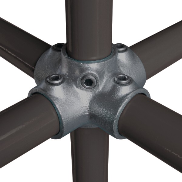 ذكر الحلمة بعقب اللحام المناسب 2 بوصة الفولاذ المقاوم للصدأ الأنابيب مع الحديد الزهر تركيبات المشبك مفتاح سريع 5