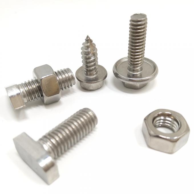 السحابات الفولاذ المقاوم للصدأ Ss عرافة الترباس والصواميل غسالة A2-70 304316 CNC Lathing BOLT 3