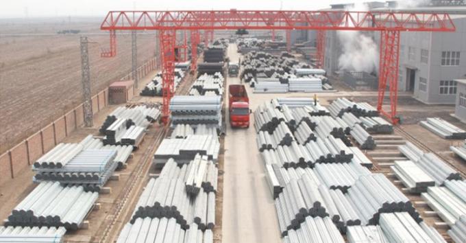 تراجع الساخنة GI البناء السقالات جولة ملحومة قبل أنابيب الصلب المجلفن 0