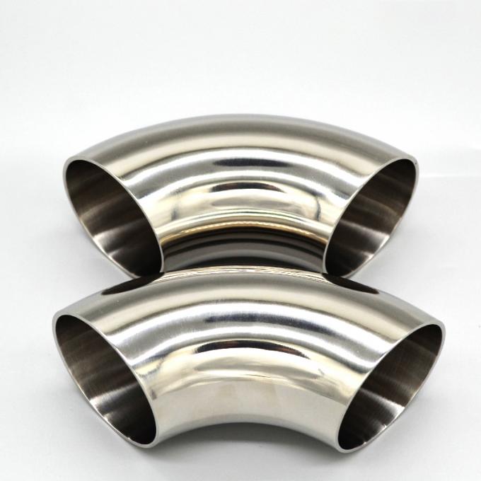 تركيبات الأنابيب 90 درجة الفولاذ المقاوم للصدأ الكوع 4 بوصة sch40 نصف قطر طويل الكوع 5