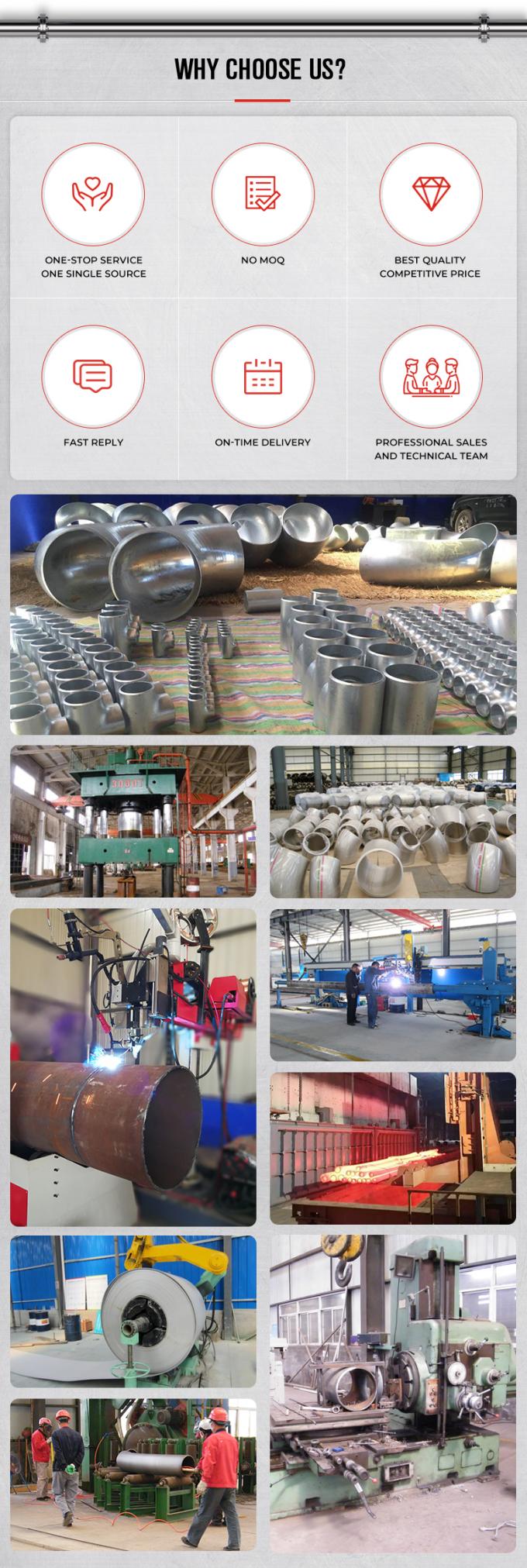 ملحومة 1/2 "-48" ASME B16.9 ASTM B366 Hastelloy B2 UNS N10665 AlloyB2 Barred Tee 2