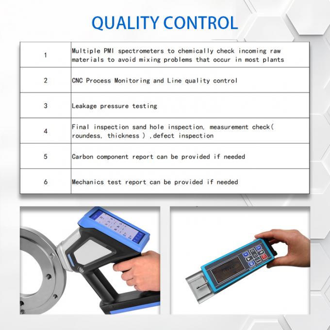 الفولاذ المقاوم للصدأ تخصيص الحرارة العالية لحام الأجزاء الخلفية أدوات الأنابيب 9
