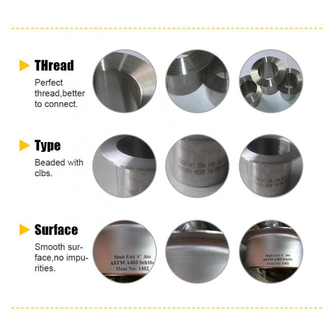 المعدنية سوبر دوبلكس الفولاذ المقاوم للصدأ الحاجز المشترك العقدة نهاية AL-6XN UNS N08367 العقدة نهاية 1