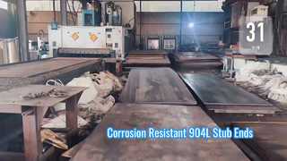 ASTM B366 WP904L كعب الروتين ينتهي بالتركيبات المقاومة للتآكل