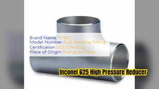 Inconel 625 تركيب أنابيب الضغط العالي للمخفض اللامركزي