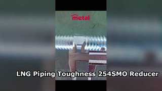 المبردة 254SMO متحدة المركز المخفض لأنابيب الغاز الطبيعي المسال