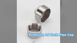 ASTM A403 WP304 غطاء مواسير ستانلس ستيل 16 بوصة Sch 120