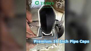 غطاء ماسورة من الفولاذ المقاوم للصدأ ASTM A403 WP304 مقاس 16 بوصة Sch120