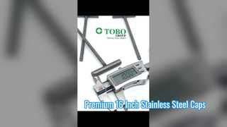 ASTM A403 WP304 غطاء مواسير ستانلس ستيل 16 بوصة