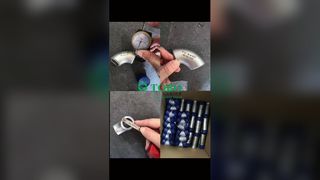 كوع 90° LR 1 بوصة Sch80 A403 WP316L | تركيب أنابيب الفولاذ المقاوم للصدأ
