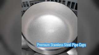 قبعات أنابيب الفولاذ المقاوم للصدأ المتينة ASTM A403 WP304