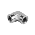 China Wholesales Carbon Steel / Stainless Steel NPT Female Threaded Hydraulic Pipe Fitting Elbow
