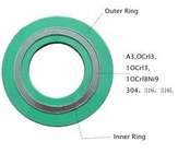 Meta Spiral Wound Gasket Flat Ring Gasket WP304 ASME B16.9 1-48 Inch