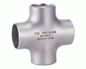 Joint Connector Sanitary Stainless Steel 304 316L Pipe Fittings Butt Welding Cross 4 Way Cross