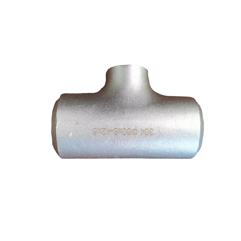 Carbon Steel And Stainless Steel 304 316l Pipe Fittings Din2615 Butt Welded Seamless Straight Equal Cross Tee