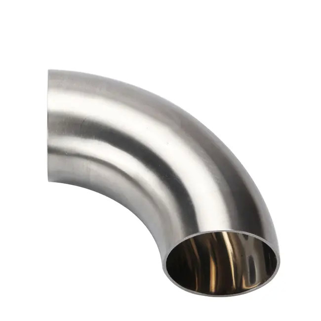 Steel Butt Welding Fittings Stainless Steel 90 Deg Elbow Pipe Fitting For Pipe Connection