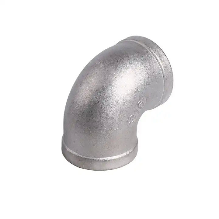Pipe Fittings Elbow 1/2'' Long Radious SCH80 Elbows Stainless Steel 90 Degree