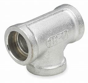 304 Stainless Steel Equal Groove Tee Sanitary Tee Fittings For Pipe Connection