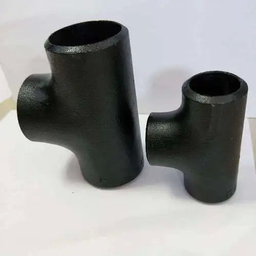 METAL Carbon Steel Black Steel ASTM A234 WPB 1/2"-48" Equal / Reducing Tee Seamless Pipe Fittings