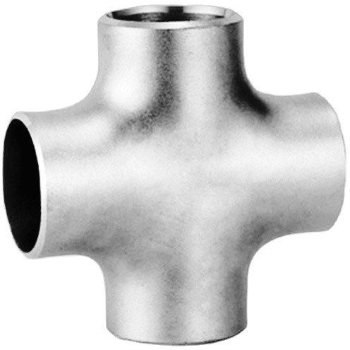 Butt Welded SCH 304L TP316L Stainless Steel 4 Way Cross Pipe Fitting Stainless Steel