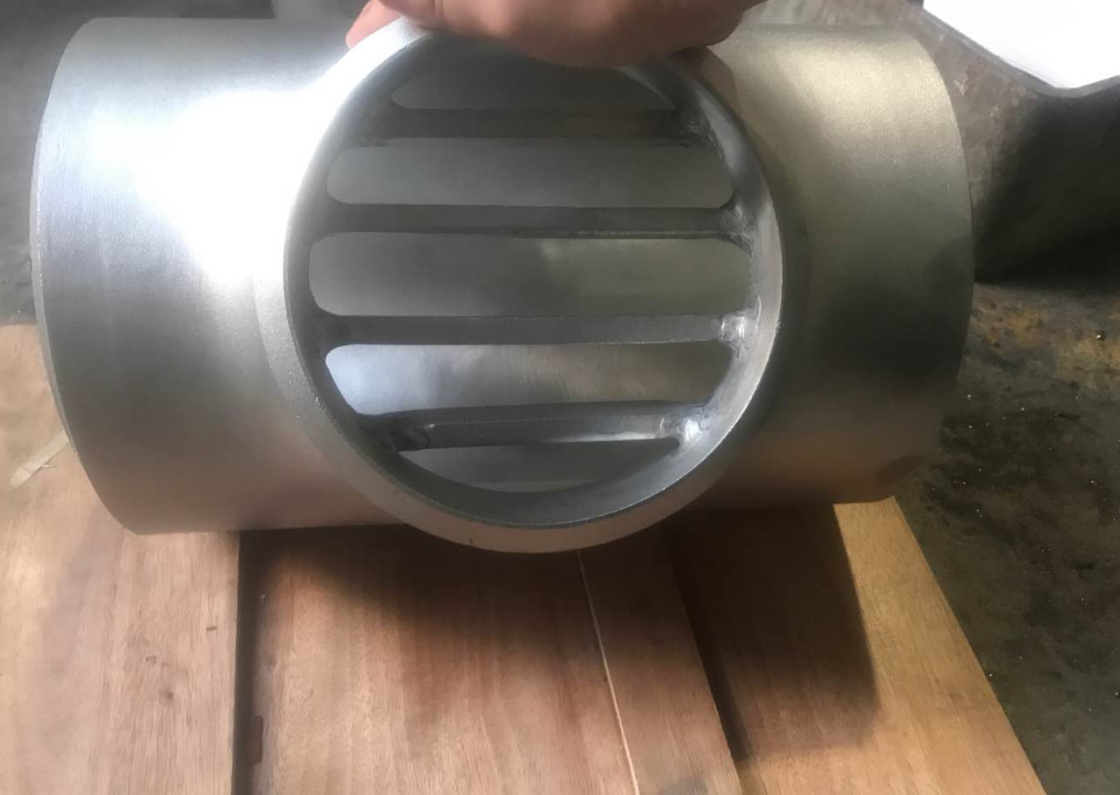 Duplex Stainless Steel 31803  Reduce Barred Tee For Industry