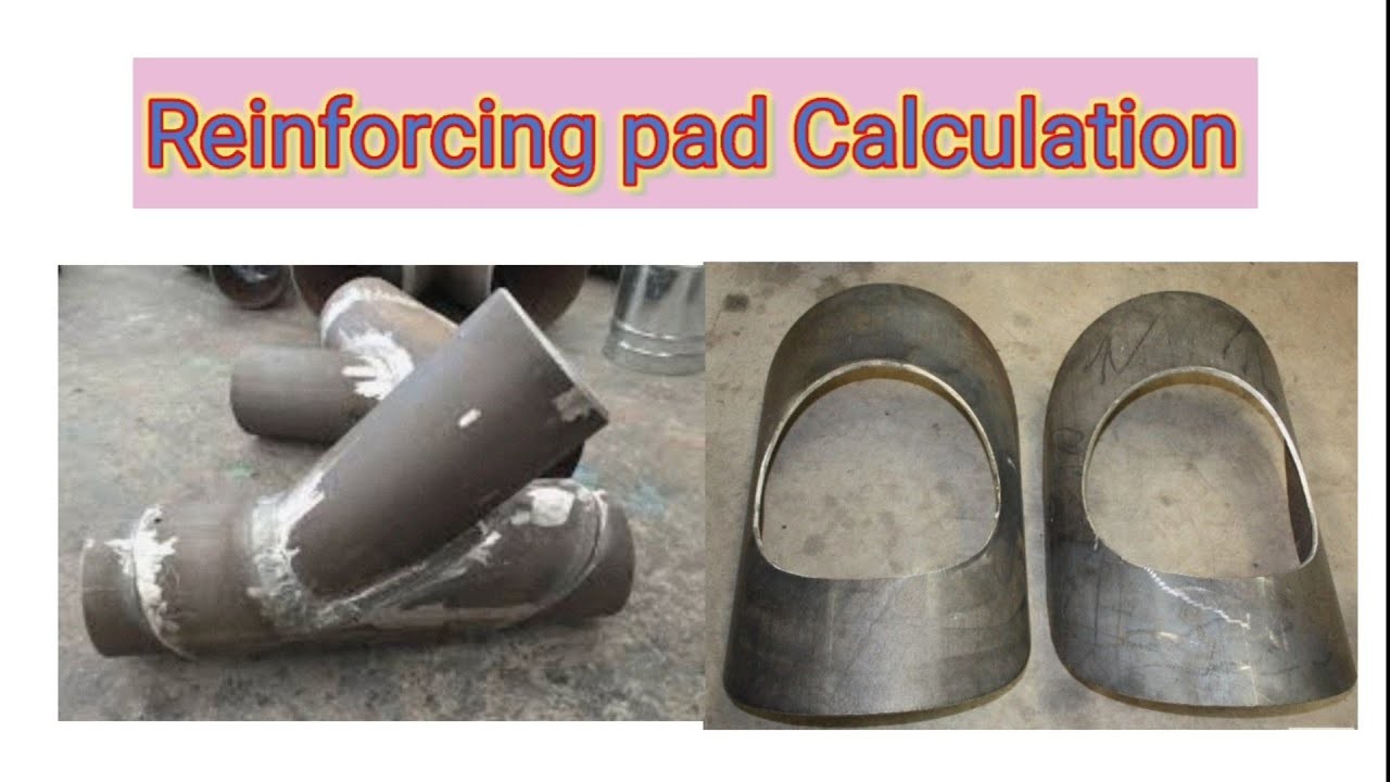 Reinforcing Pad or RePAD or RF Pad Pipe branch 90°and 45° 8''x8''