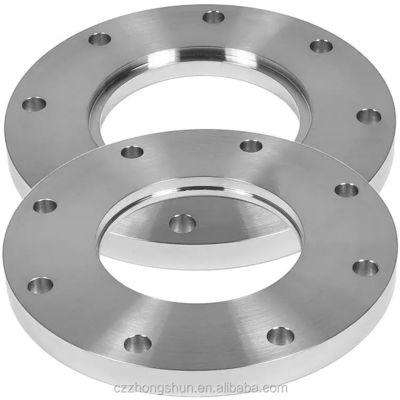 High Quality DN50 A105 Carbon Steel Plate Flange Welding Neck Slip On Perforated Plate Flange WN Flange Raised Face Pipe