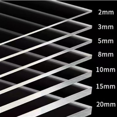 92% Light Transmittance Cast Acrylic Sheet with 50% Elongation and 1.2g/cm3 Density