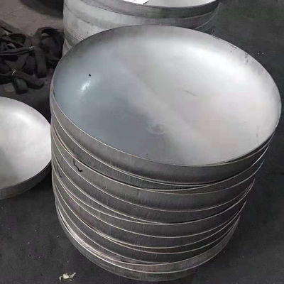 Stainless Steel Welded Head Polished Thickened Stamped Pipe Cap Wide Application Range