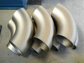 Rounding Polished 90° Threaded Connection for Industrial Pipework ISO Certified