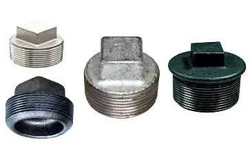 METAL High Quality 304 Pipe Fitting Solid round Hex Plug 1/2/3/4/6 Points NPT1/2