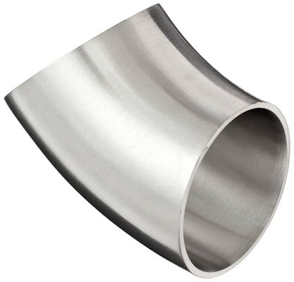 METAL ASTM SCH40 316L 45 Degree Long Radius Elbow 70MM Stainless Steel Elbow Factory Supplier Customized