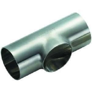 China Hot Stainless steel Butt Weld Straight Tee Equal Tee 1/2''-20'' SCH40 Pipe Fittings