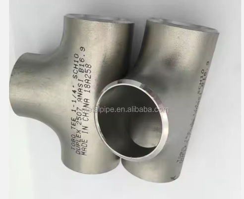 High Quality N10276 N06022 N062000 Equal Tee Reducing Tee Fittings Nickel Alloy Hastelloy C276 C22 C2000 Tee