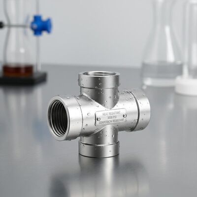 القماش من الفولاذ المقاوم للصدأ بمعدل ضغط 3000 Psi ، مقاومة الحرارة 1000 ° F ، ومقاومة التآكل للأنابيب الصناعية