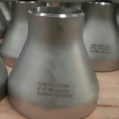 WP316H مخفض لحام مؤخرة من الفولاذ المقاوم للصدأ متحد المركز وغير المتمركز ASME B16.9 SCH40S أنبوب