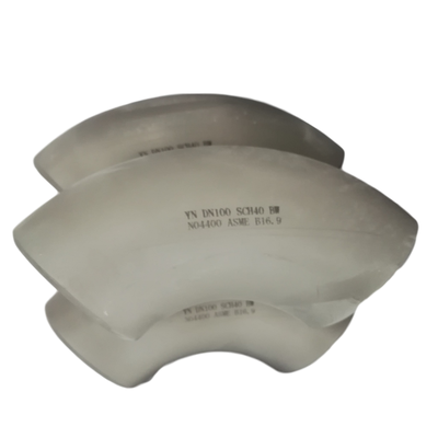 BW Pipe Fittings Alloy 400 / Monel 400 / N04400 Nickel Alloy Elbow 90Deg LR SMLS 4'' SCH40 ASME B16.9