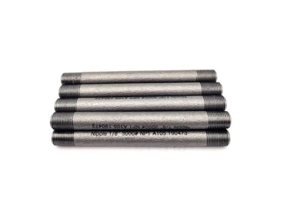 Forged Pipe Fittings NPT Thread Stainless Steel 304 Hexagon Nipple